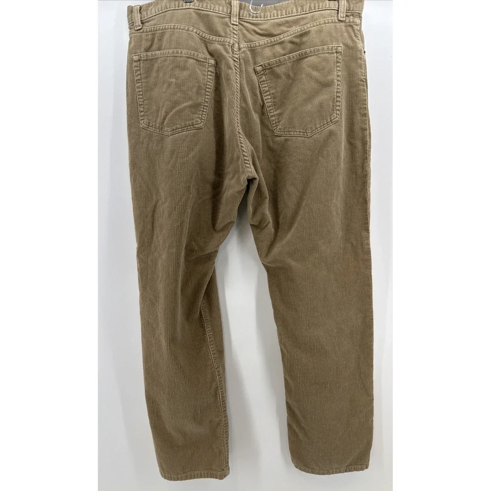 Polo Ralph Lauren Pants Mens 38x34 Tan‎ Made In USA Corduroy Casual Y2K